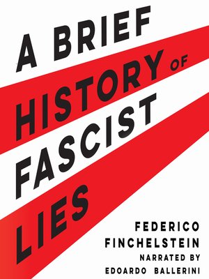 cover image of A Brief History of Fascist Lies